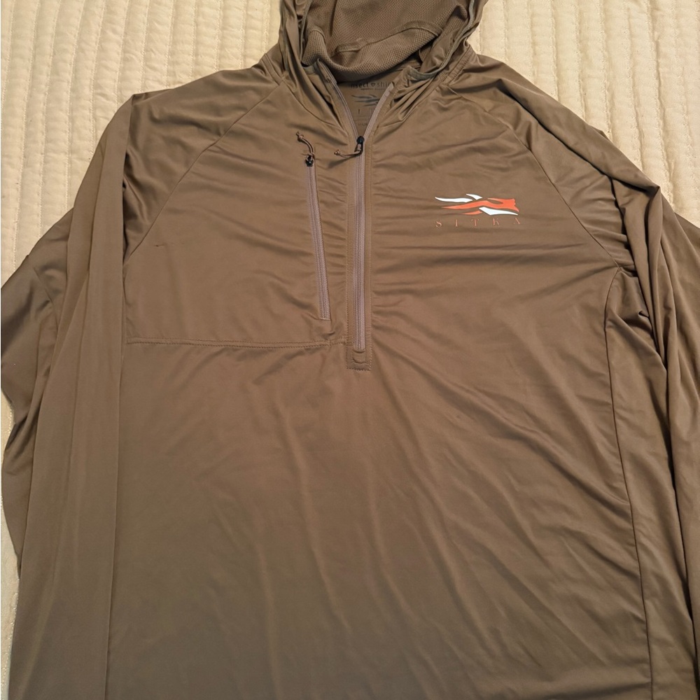 Men's coyote Sitka Equinox Hoodie szL